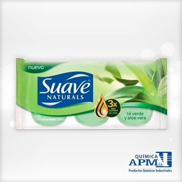 SUAVE TE VERDE Y ALOE 3 X 90 G