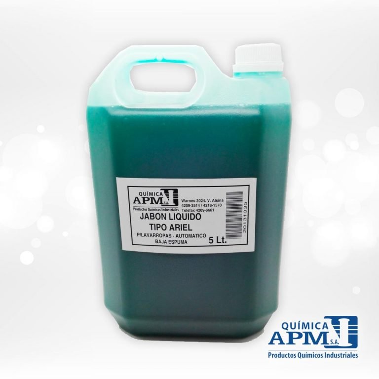JABÓN LIQUIDO APM T/ ARIEL Química APM JABÓN LIQUIDO APM T/ ARIEL Química APM