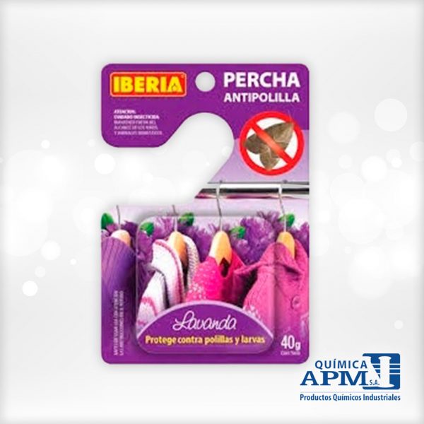 PERCHA ANTIPOLILLAS IBERIA X 40G