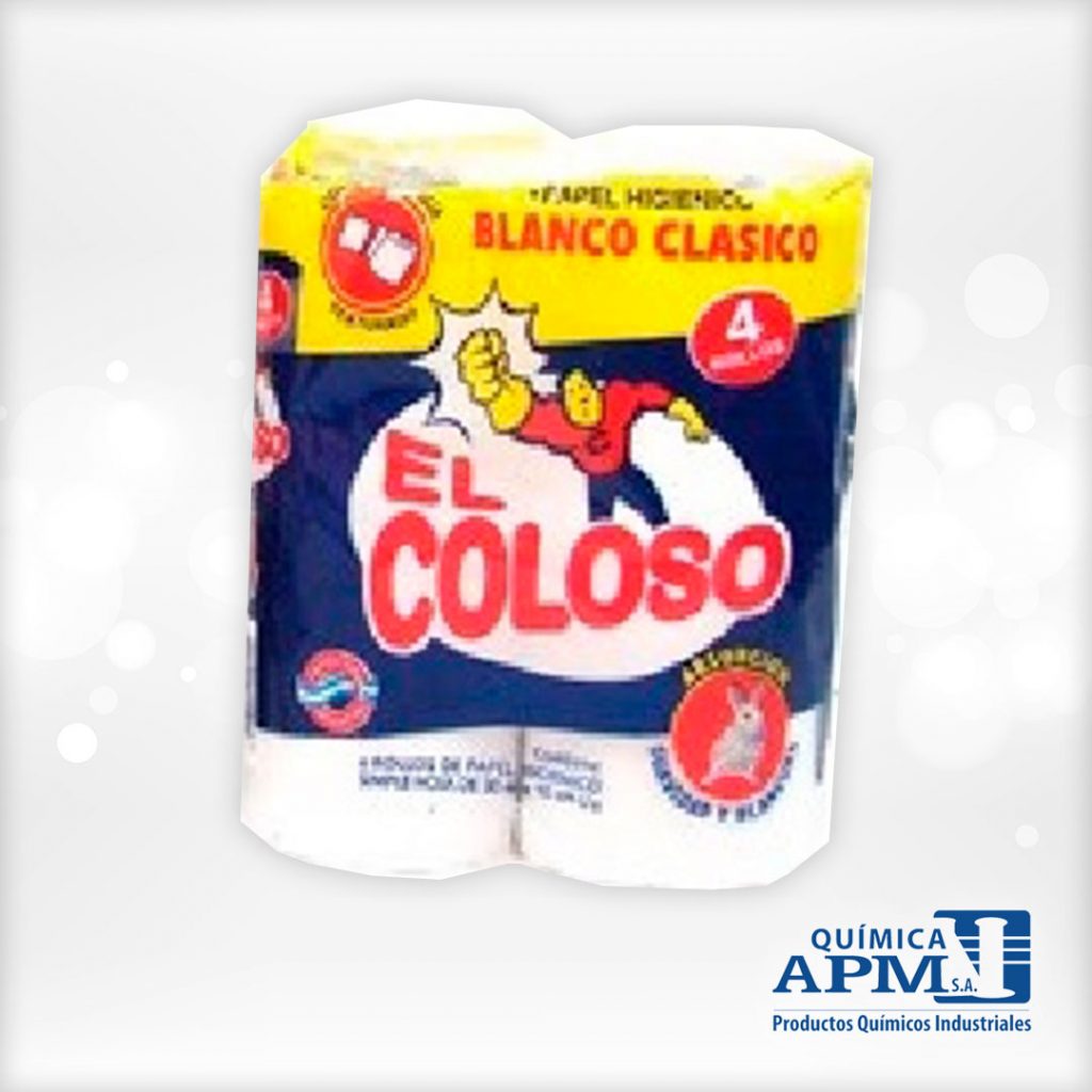 El Coloso Papel Higienico Clasico X4 Rollos Química Apm